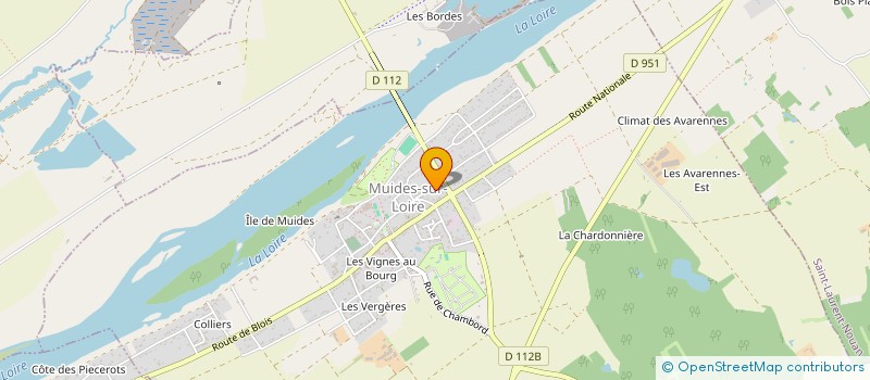 localisation de l'entreprise EARL BUFFEL LES 3 POUSSINS à MUIDES-SUR-LOIRE