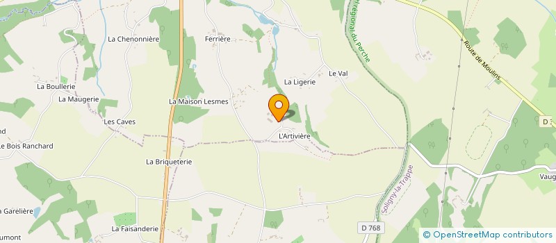 localisation de l'entreprise EARL BUIN LAURENT à SAINT-MARTIN-DES-PEZERITS