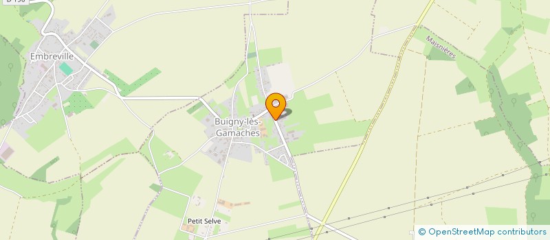 localisation de l'entreprise EARL BUIRET  BUIGNY-LES-GAMACHES