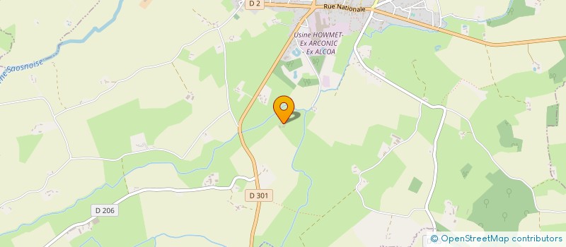 localisation de l'entreprise EARL BULOT à ROUPERROUX-LE-COQUET