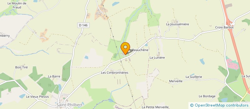 localisation de l'entreprise EARL BURGEVIN - GASTE à BEAUPREAU-EN-MAUGES