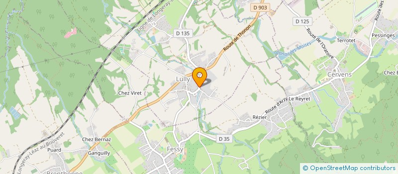 localisation de l'entreprise EARL BURGNIARD FRANCOIS ET CHRISTOPHE  LULLY