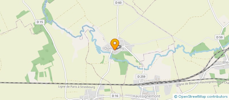 localisation de l'entreprise EARL BURKEL FABIEN  DOMPREMY