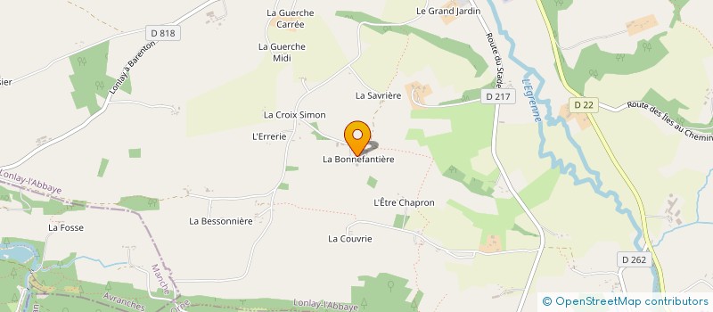 localisation de l'entreprise EARL BUS à LONLAY-L ABBAYE