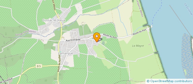 localisation de l'entreprise EARL BUSSIER-SAINT MARTIN à LAMARQUE