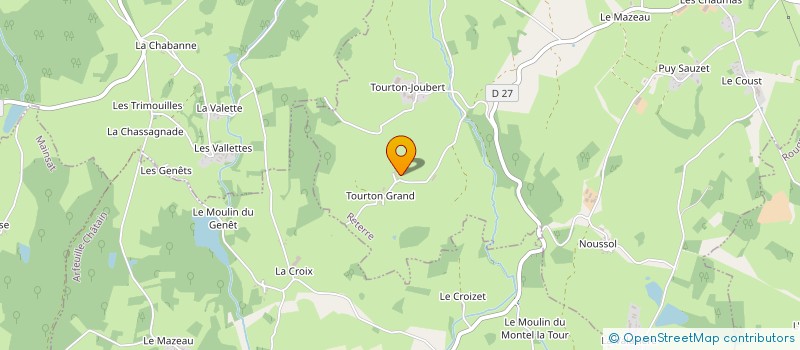 localisation de l'entreprise EARL BUSSIERE à RETERRE
