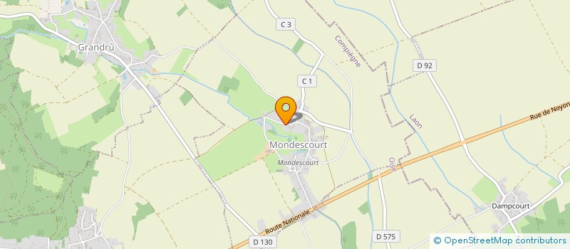 localisation de l'entreprise EARL BUTEAU  MONDESCOURT