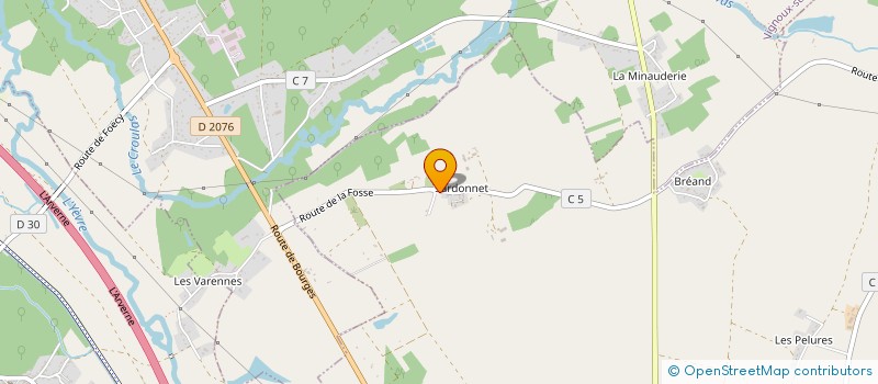 localisation de l'entreprise EARL C.M.B.  ALLOUIS