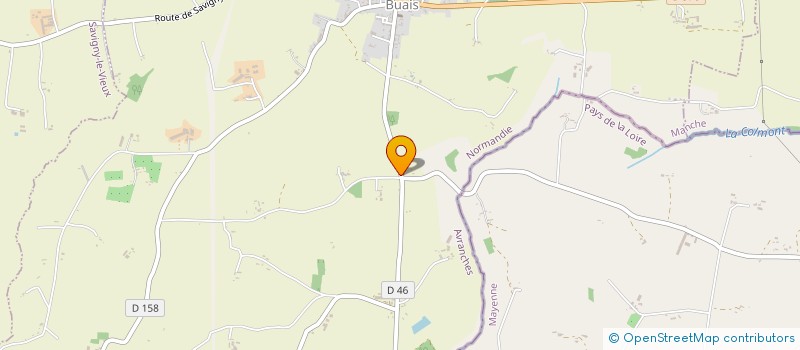 localisation de l'entreprise EARL C.P VAUFLEURY  LE TEILLEUL