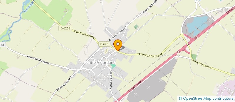 localisation de l'entreprise EARL CABAL  PEYSSIES