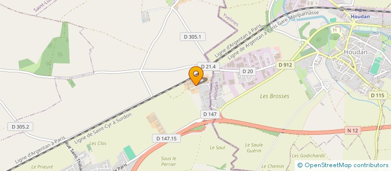 localisation de l'entreprise EARL CADOT à GOUSSAINVILLE