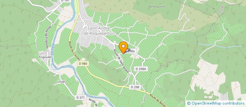 localisation de l'entreprise EARL CAFFAREL ET FILS  ST ANDRE DE ROQUEPERTUIS