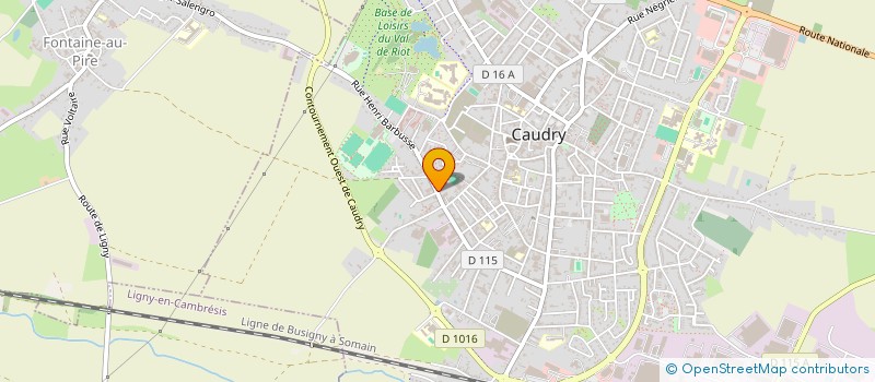 localisation de l'entreprise EARL CAILLE  CAUDRY