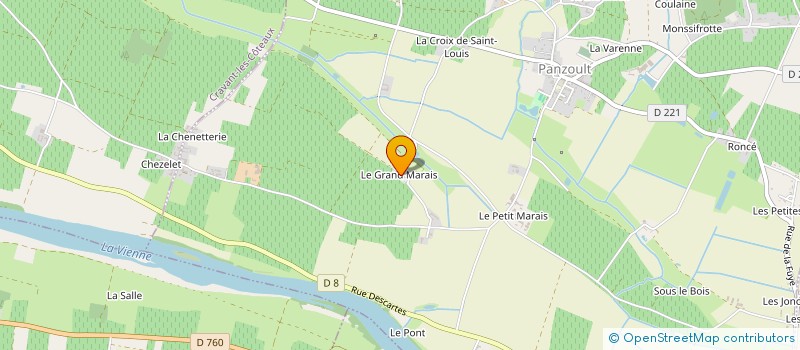 localisation de l'entreprise EARL CAILLE FRANCOIS  PANZOULT