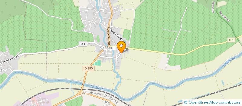 localisation de l'entreprise EARL CAILLIEZ-GUERIN  VERNEUIL