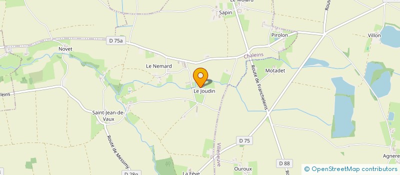 localisation de l'entreprise EARL CALIMERO à CHALEINS