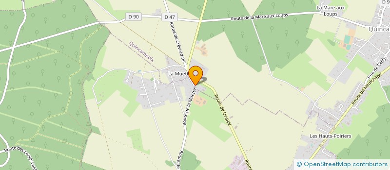 localisation de l'entreprise EARL CALLEWAERT  QUINCAMPOIX