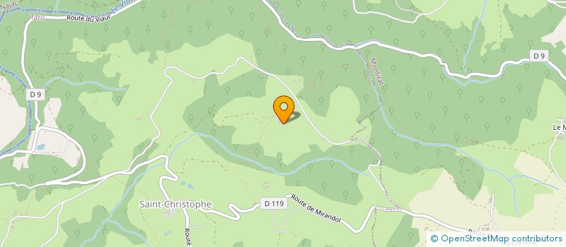 localisation de l'entreprise EARL CALVIGNAC B  MOULARES