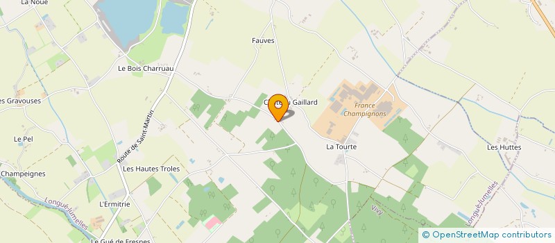 localisation de l'entreprise EARL CAMILLE MERCIER  SAINT-PHILBERT-DU-PEUPLE