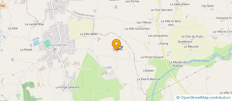 localisation de l'entreprise EARL CAMUS  LANDEHEN