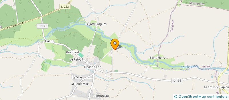 localisation de l'entreprise EARL CAMUS  VAL-DE-LIVENNE