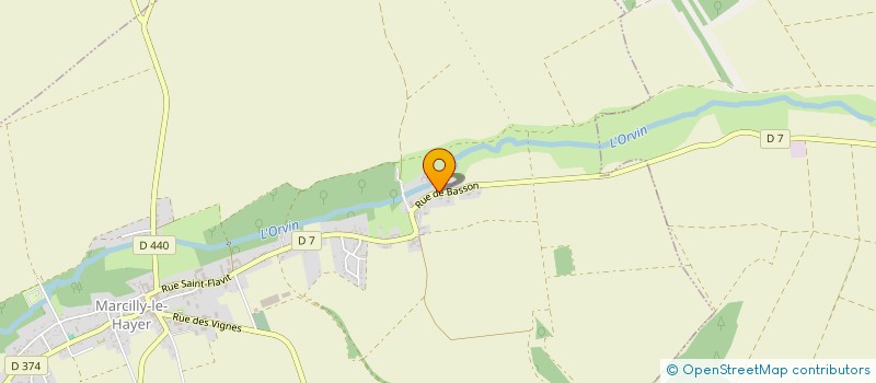 localisation de l'entreprise EARL CAMUT à MARCILLY-LE-HAYER