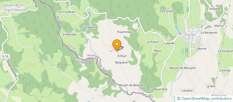 localisation de l'entreprise EARL CANAL à PARLAN