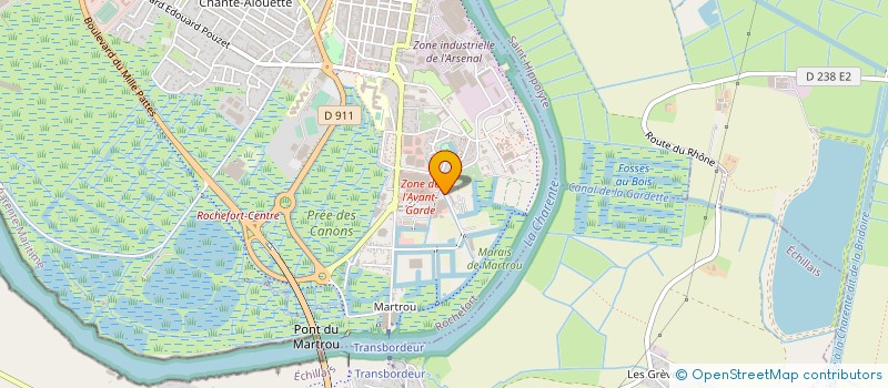 localisation de l'entreprise EARL CANAL TROPIC  ROCHEFORT
