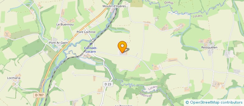 localisation de l'entreprise EARL CANARD 2 LAN  LOCARN