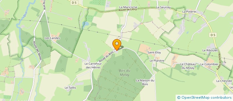 localisation de l'entreprise EARL CANTELOU à SAINTE MARGUERITE D'ELLE
