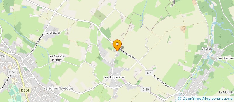 localisation de l'entreprise EARL CANY à PARIGNE-L'EVEQUE
