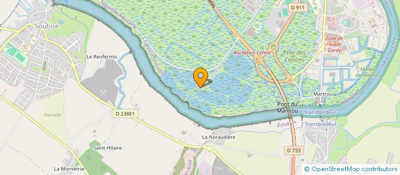 localisation de l'entreprise EARL  CAP VERT  ROCHEFORT