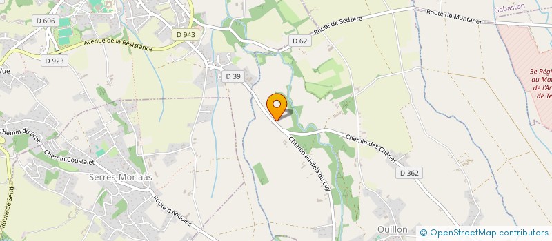 localisation de l'entreprise EARL CAPBLANCQ à OUILLON