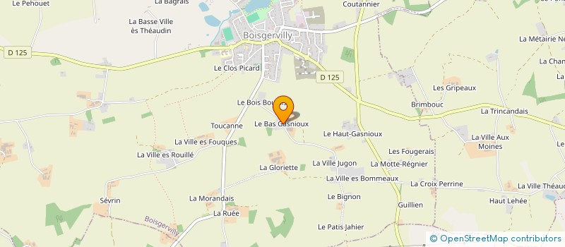 localisation de l'entreprise EARL CAPGASNIOUX  BOISGERVILLY