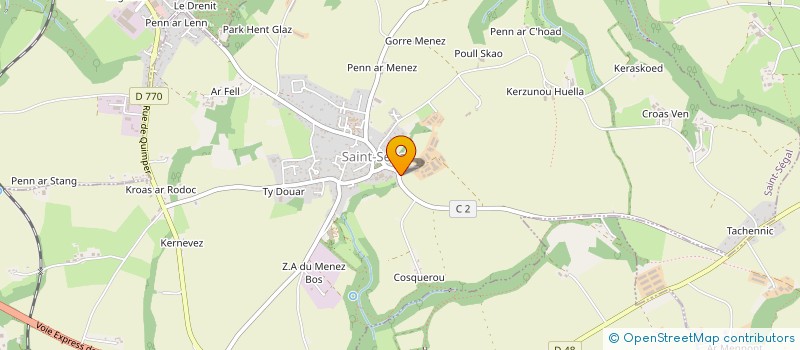 localisation de l'entreprise EARL CAPITAINE  SAINT-SEGAL