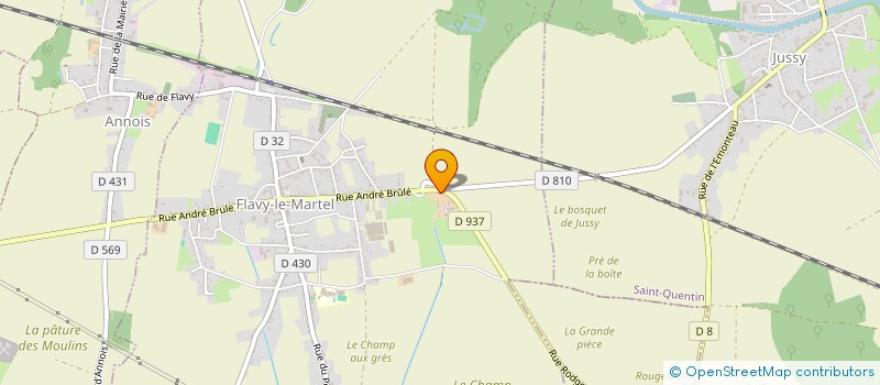 localisation de l'entreprise EARL CAPPELLE PERE ET FILS à FLAVY-LE-MARTEL