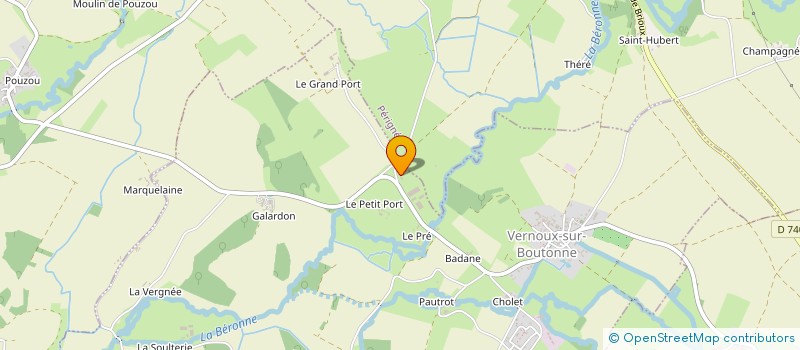 localisation de l'entreprise EARL CAPRI-BERONNE  VERNOUX-SUR-BOUTONNE