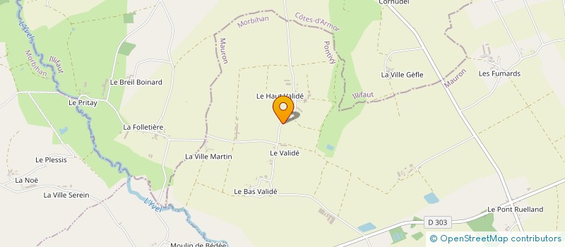 localisation de l'entreprise EARL CAPRINE CHERIAUX  MAURON