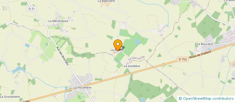 localisation de l'entreprise EARL CAPRIVIERE à LA GARNACHE