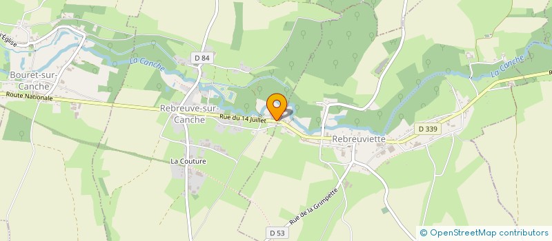 localisation de l'entreprise EARL CAPRON  REBREUVE-SUR-CANCHE