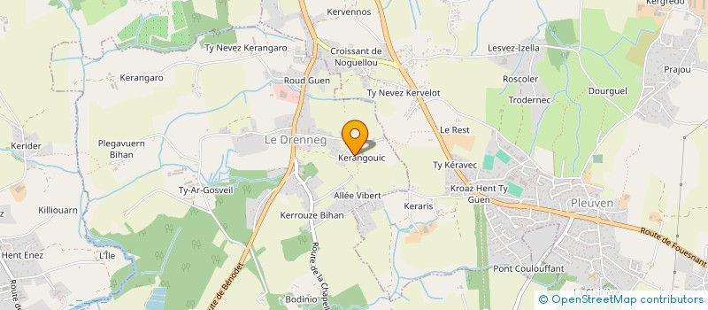 localisation de l'entreprise EARL CARADEC JEAN-RENE à CLOHARS-FOUESNANT