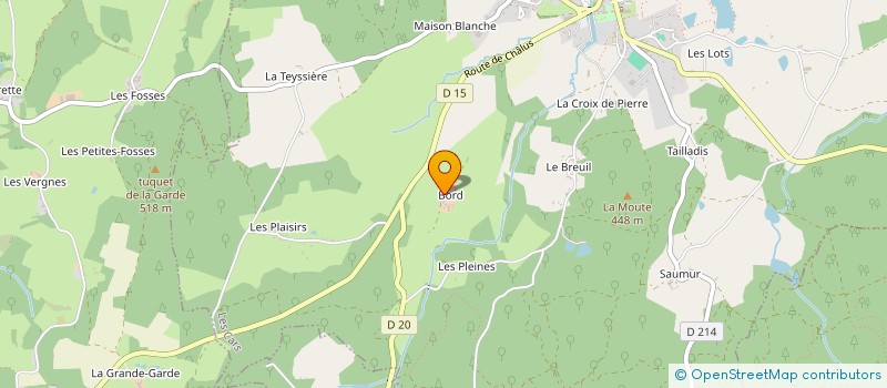 localisation de l'entreprise EARL CARDE à LES CARS