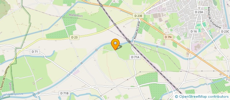 localisation de l'entreprise EARL CARETTE à ALLEINS