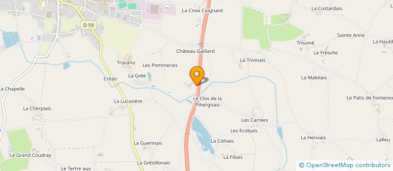 localisation de l'entreprise EARL CARIOT à PIPRIAC