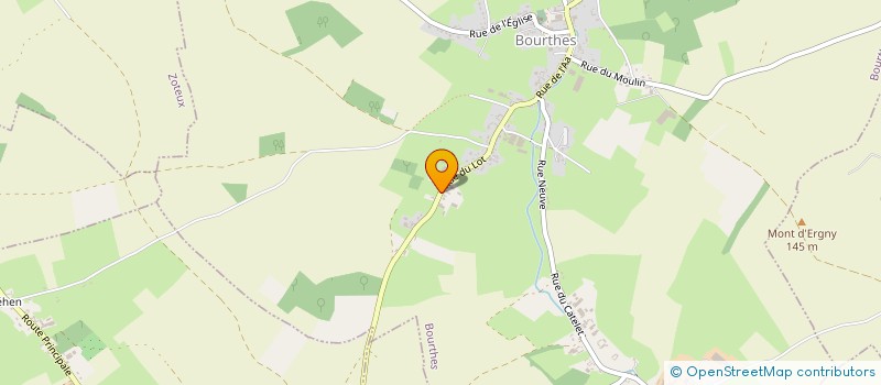 localisation de l'entreprise EARL CARLU OLIVIER  BOURTHES