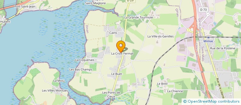 localisation de l'entreprise EARL CARMA à PLEUDIHEN-SUR-RANCE
