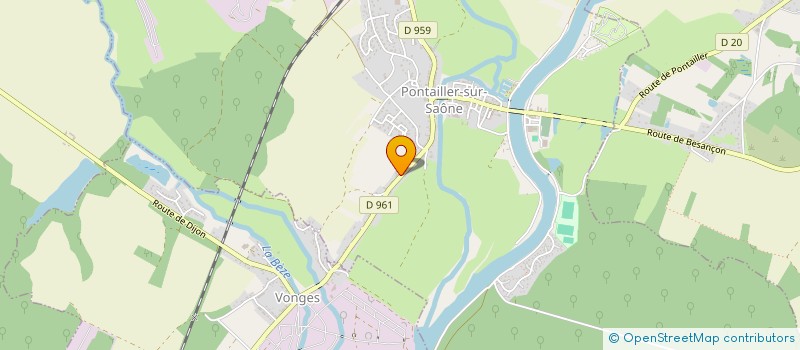 localisation de l'entreprise EARL CARNET à PONTAILLER-SUR-SAONE
