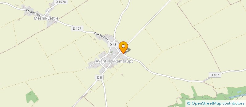 localisation de l'entreprise EARL CARRE- AVICOLE  AVANT-LES-RAMERUPT