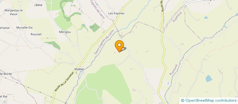 localisation de l'entreprise EARL CARRIERE  PUYMIROL