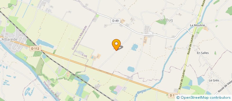 localisation de l'entreprise EARL CARRIERE  CUQ